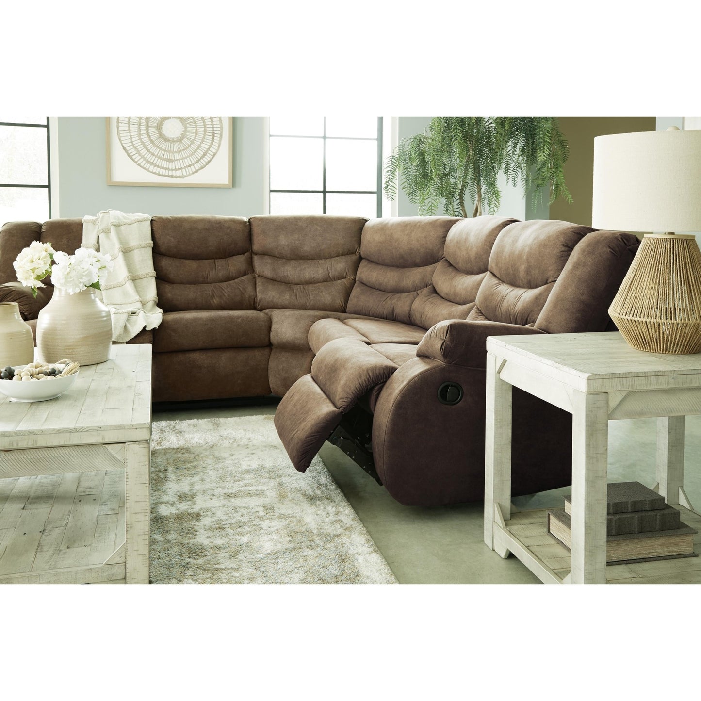 Signature Design by Ashley Partymate 36902S2 2 pc Reclining Sectional - American Furniture of Slidell