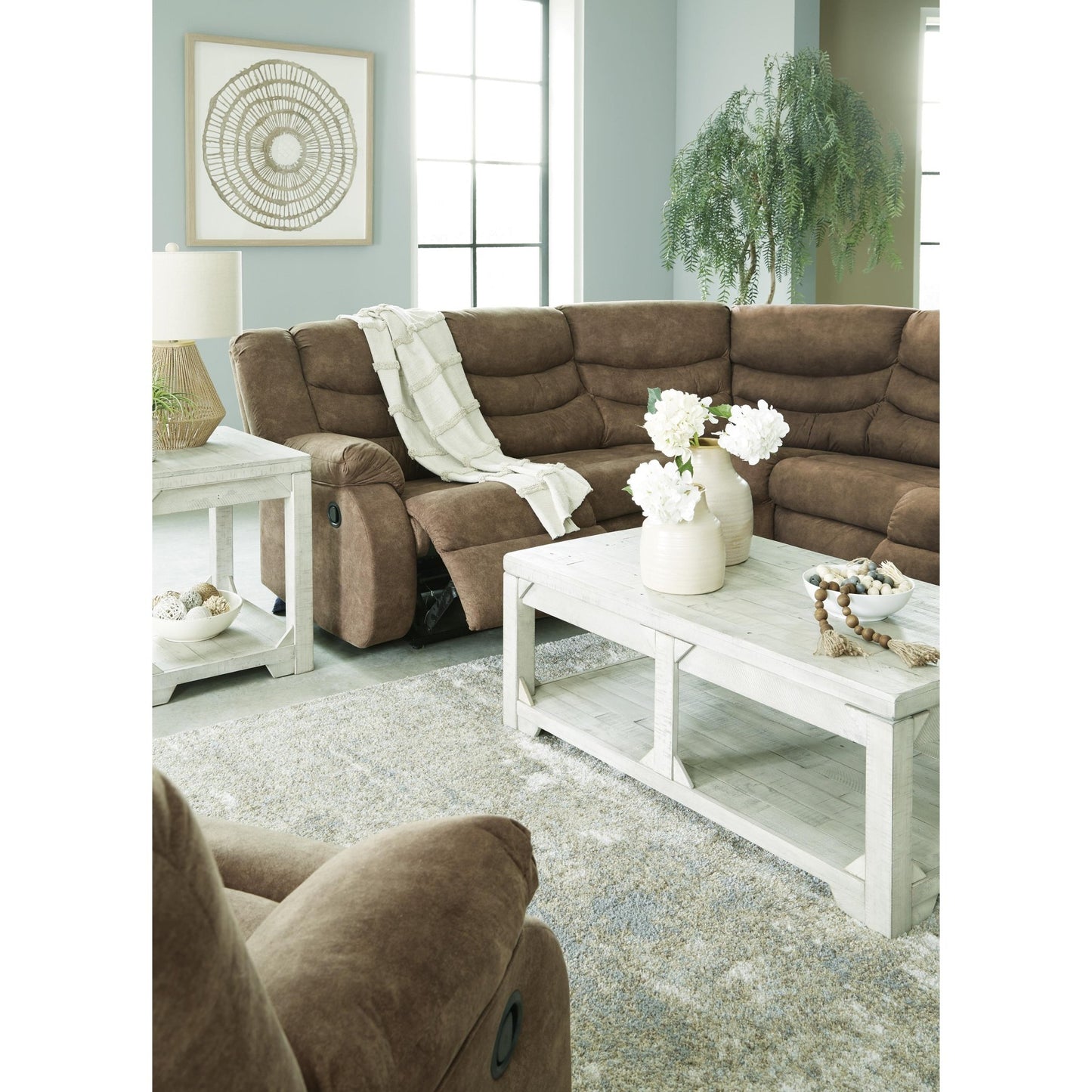 Signature Design by Ashley Partymate 36902S2 2 pc Reclining Sectional - American Furniture of Slidell