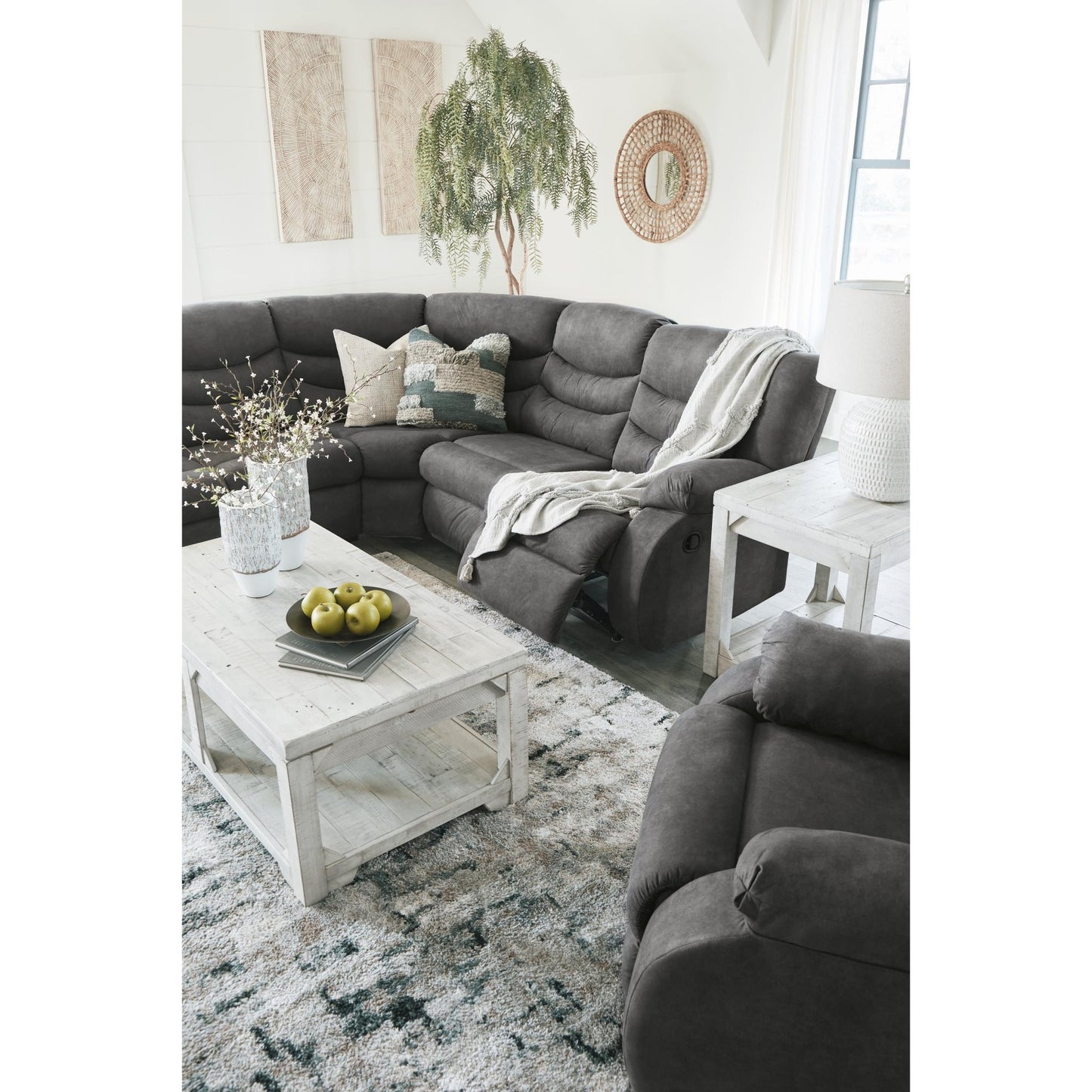 Signature Design by Ashley Partymate 36903S2 2 pc Reclining Sectional - American Furniture of Slidell