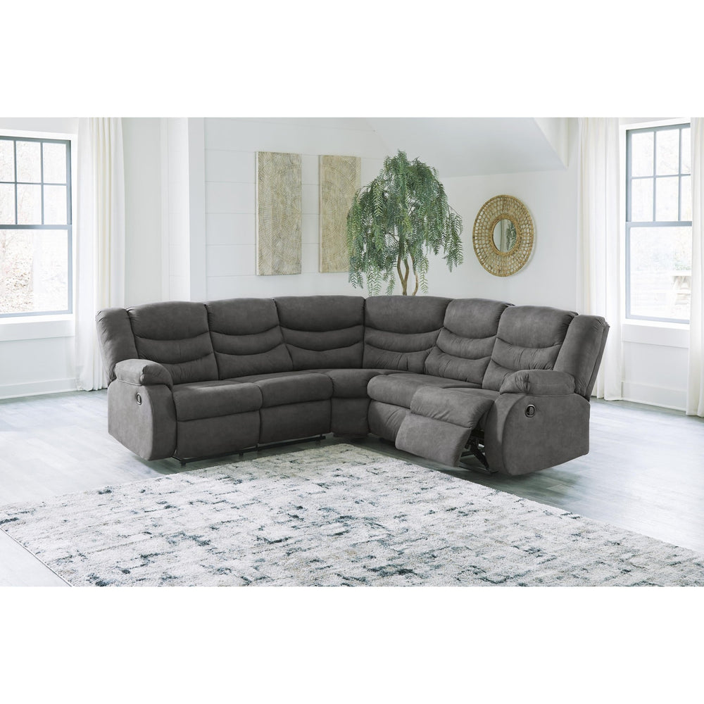 Signature Design by Ashley Partymate 36903S2 2 pc Reclining Sectional - American Furniture of Slidell