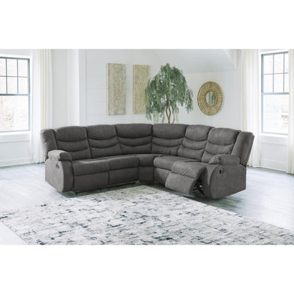 Signature Design by Ashley Partymate 36903S2 2 pc Reclining Sectional - American Furniture of Slidell