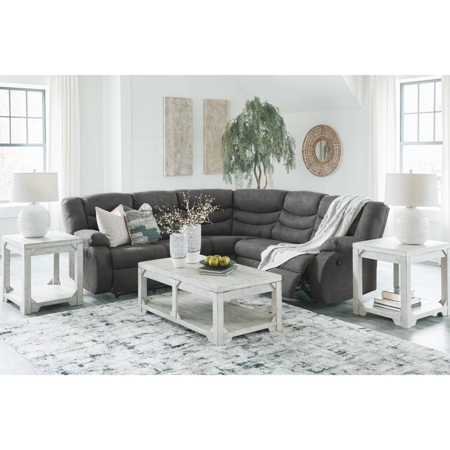 Signature Design by Ashley Partymate 36903S2 2 pc Reclining Sectional - American Furniture of Slidell
