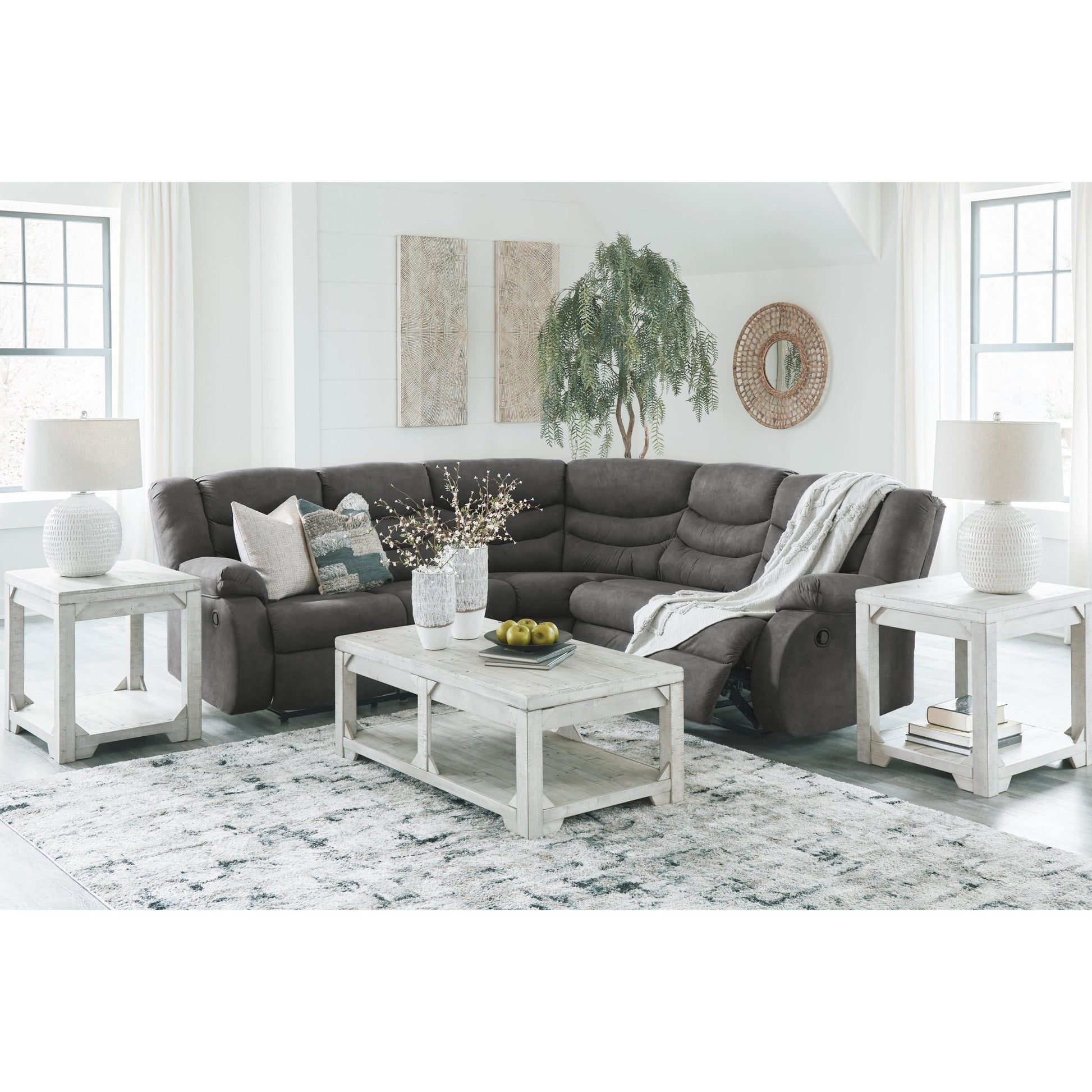 Signature Design by Ashley Partymate 36903S2 2 pc Reclining Sectional - American Furniture of Slidell