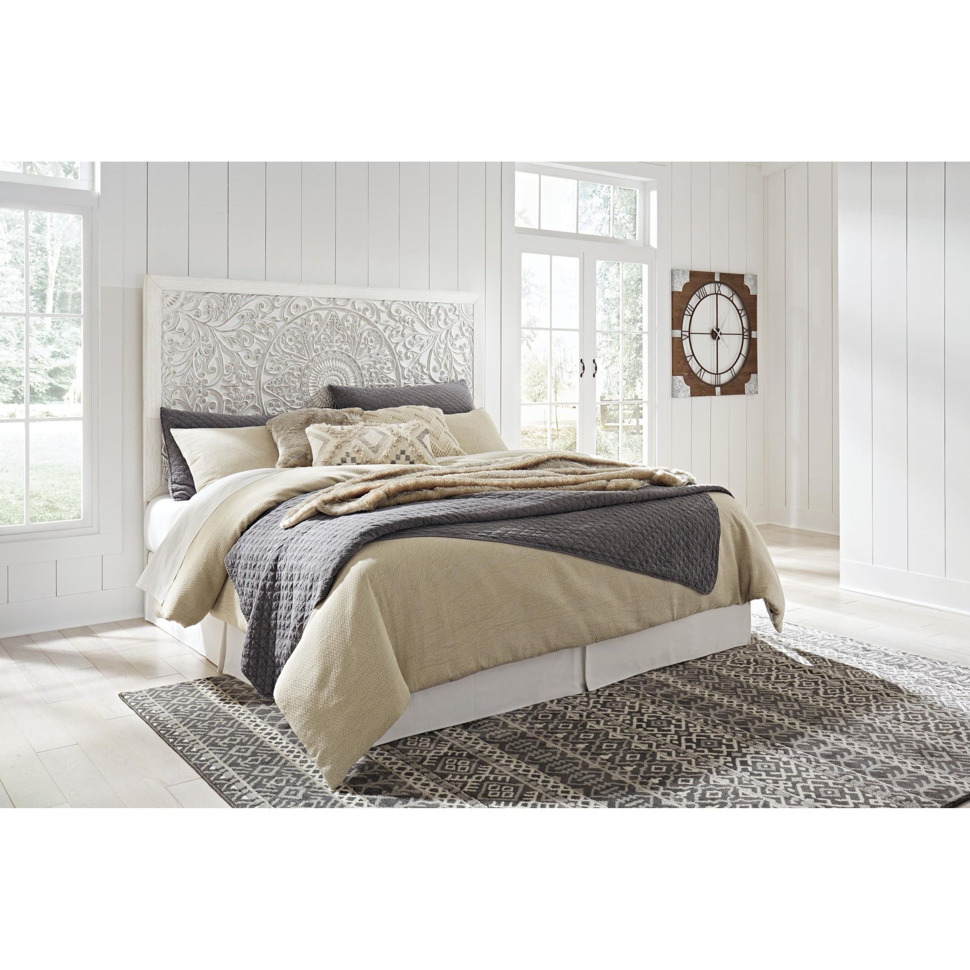 Signature Design by Ashley Paxberry B181 - 58 King Panel Headboard - American Furniture of Slidell