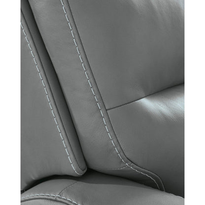 Signature Design by Ashley Pennacle Pier Power Leather Match Recliner PCU1350113 - American Furniture of Slidell