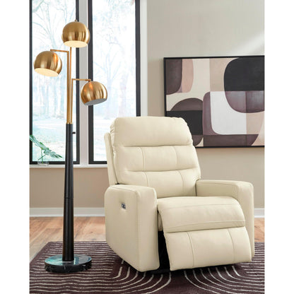 Signature Design by Ashley Pennacle Pier Power Leather Match Recliner PCU1350213 - American Furniture of Slidell