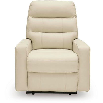 Signature Design by Ashley Pennacle Pier Power Leather Match Recliner PCU1350213 - American Furniture of Slidell