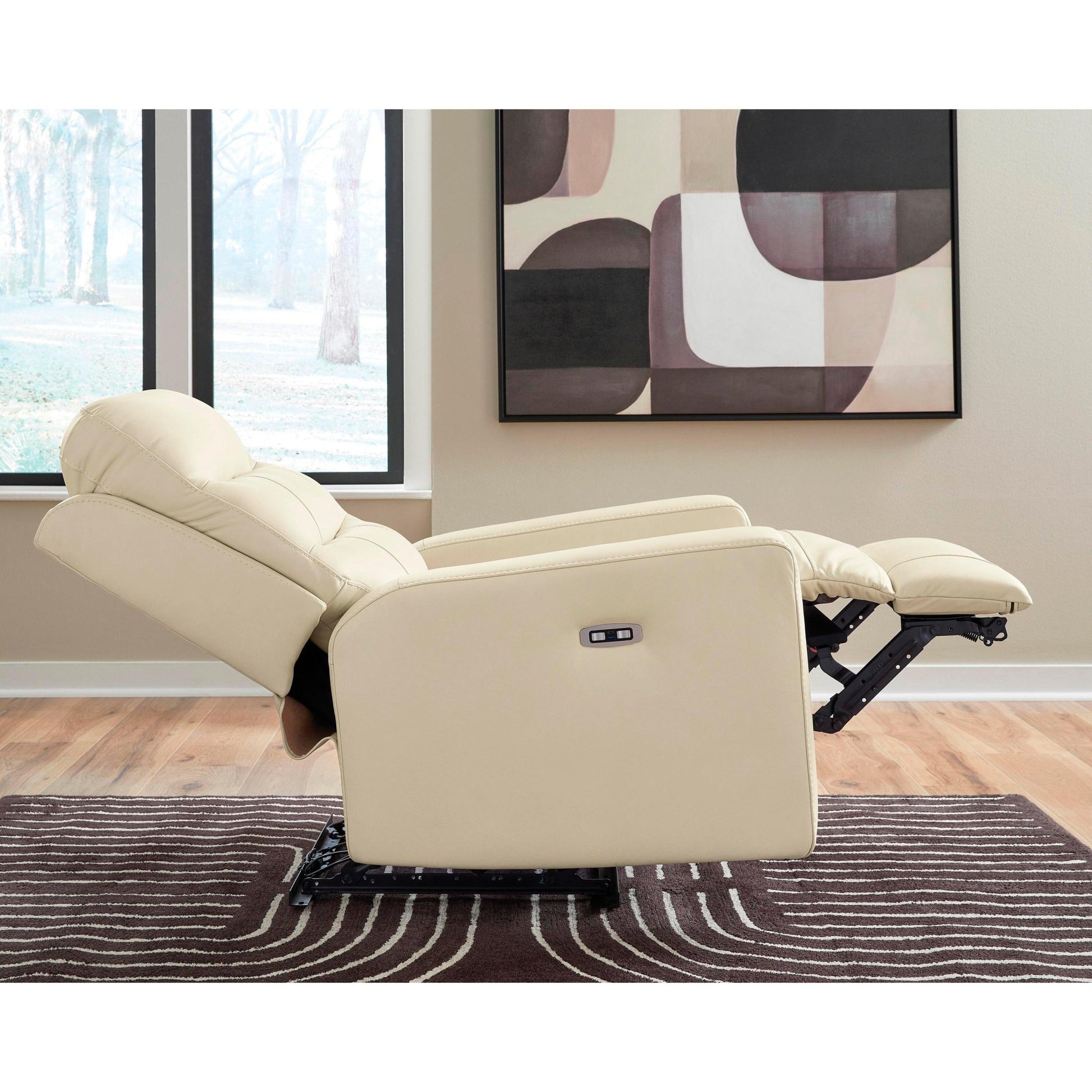 Signature Design by Ashley Pennacle Pier Power Leather Match Recliner PCU1350213 - American Furniture of Slidell