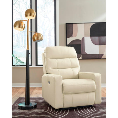 Signature Design by Ashley Pennacle Pier Power Leather Match Recliner PCU1350213 - American Furniture of Slidell