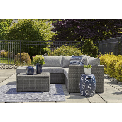 Signature Design by Ashley Petal Road P297 - 070 Loveseat Sectional/Ottoman/Table Set - American Furniture of Slidell