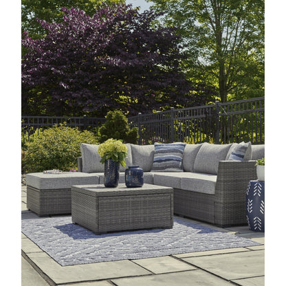 Signature Design by Ashley Petal Road P297 - 070 Loveseat Sectional/Ottoman/Table Set - American Furniture of Slidell