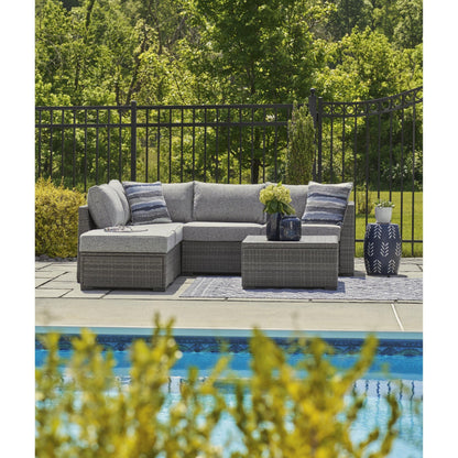 Signature Design by Ashley Petal Road P297 - 070 Loveseat Sectional/Ottoman/Table Set - American Furniture of Slidell