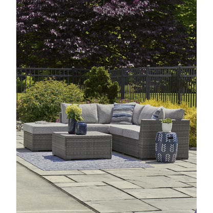 Signature Design by Ashley Petal Road P297 - 070 Loveseat Sectional/Ottoman/Table Set - American Furniture of Slidell
