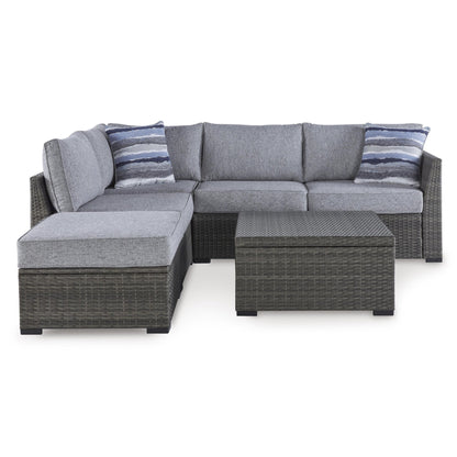Signature Design by Ashley Petal Road P297 - 070 Loveseat Sectional/Ottoman/Table Set - American Furniture of Slidell