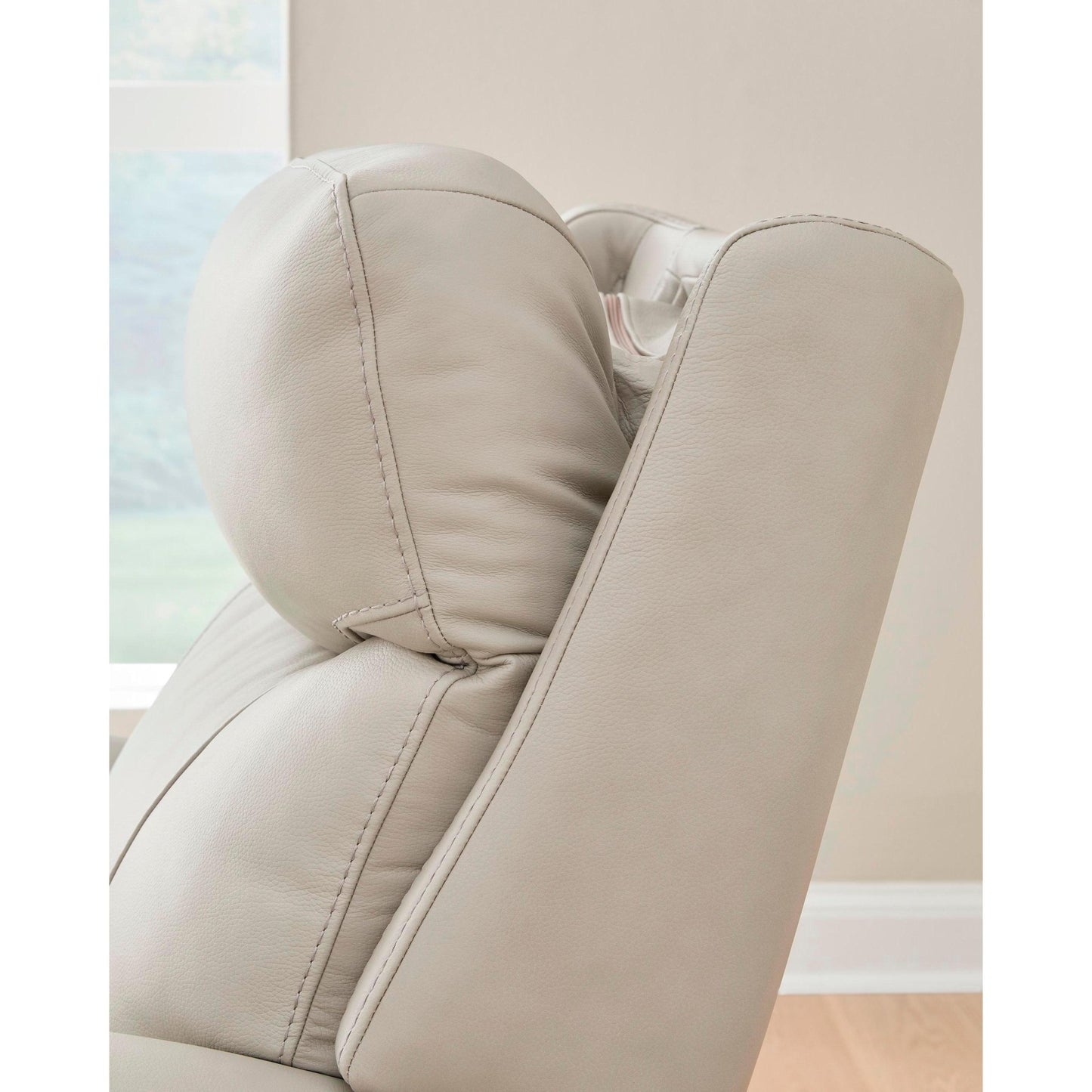 Signature Design by Ashley Pincara Power Leather Match Recliner PCU1380042 - American Furniture of Slidell
