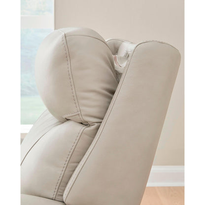 Signature Design by Ashley Pincara Power Leather Match Recliner PCU1380042 - American Furniture of Slidell