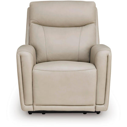 Signature Design by Ashley Pincara Power Leather Match Recliner PCU1380042 - American Furniture of Slidell