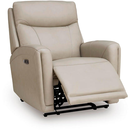 Signature Design by Ashley Pincara Power Leather Match Recliner PCU1380042 - American Furniture of Slidell