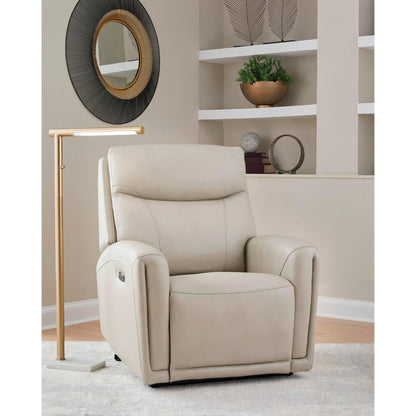 Signature Design by Ashley Pincara Power Leather Match Recliner PCU1380042 - American Furniture of Slidell