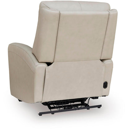 Signature Design by Ashley Pincara Power Leather Match Recliner PCU1380042 - American Furniture of Slidell