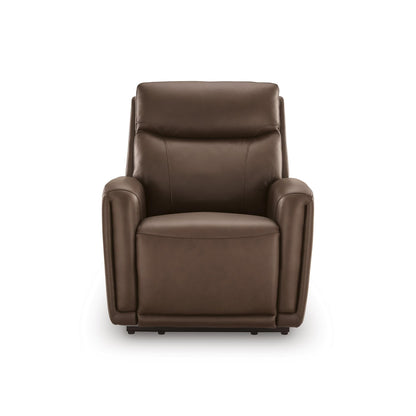 Signature Design by Ashley Pincara Power Leather Match Recliner PCU1380242 - American Furniture of Slidell
