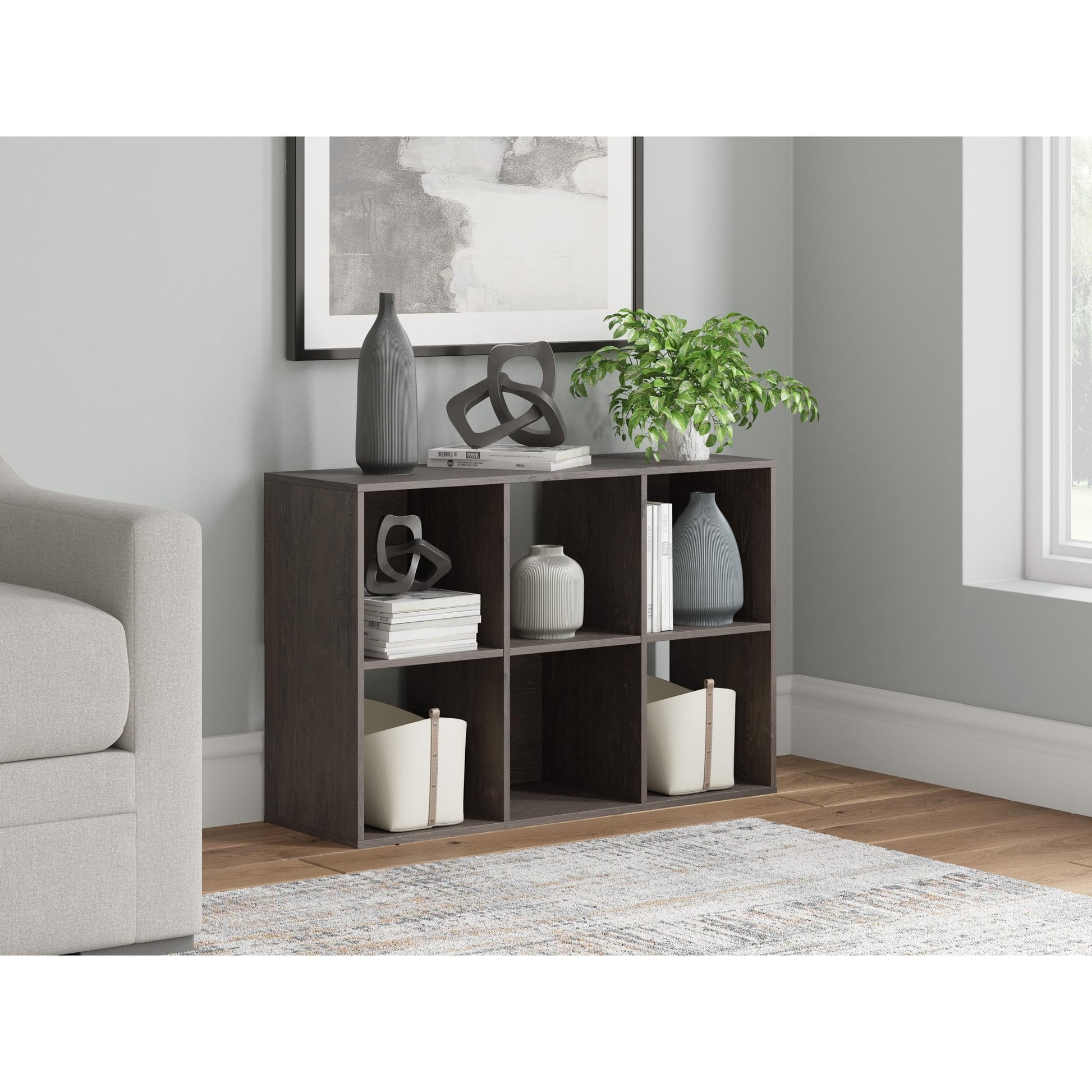 Signature Design by Ashley Piperton EA5514 - 3X2 Six Cube Organizer - American Furniture of Slidell