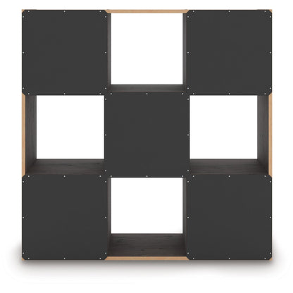 Signature Design by Ashley Piperton EA5514 - 3X3 Nine Cube Organizer - American Furniture of Slidell