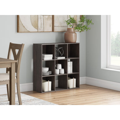 Signature Design by Ashley Piperton EA5514 - 3X3 Nine Cube Organizer - American Furniture of Slidell