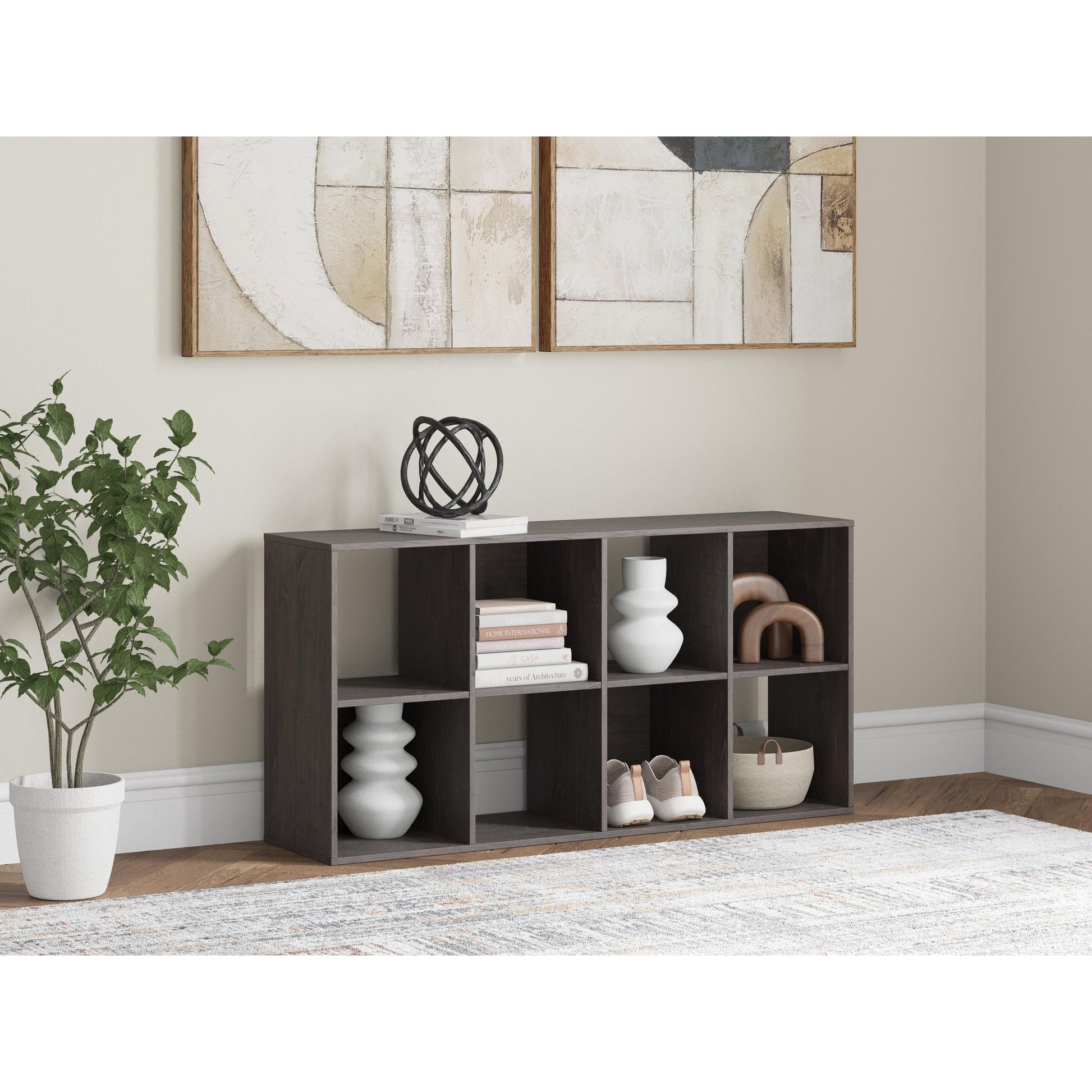 Signature Design by Ashley Piperton EA5514 - 4X2 Eight Cube Organizer - American Furniture of Slidell
