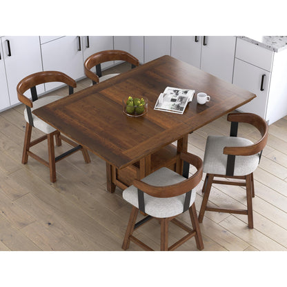 Signature Design by Ashley Ralene D594 - 224 Upholstered Swivel Barstool - American Furniture of Slidell