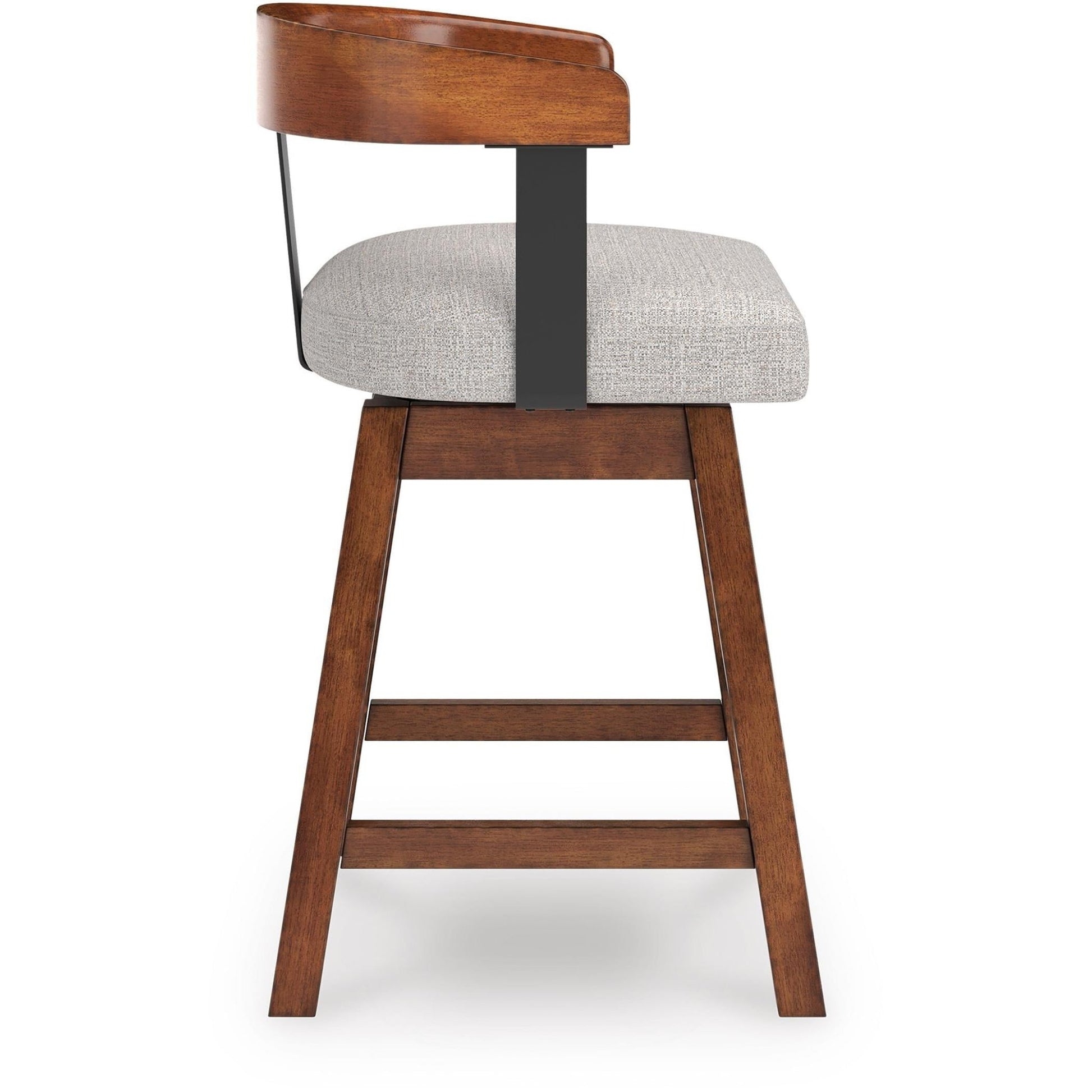 Signature Design by Ashley Ralene D594 - 224 Upholstered Swivel Barstool - American Furniture of Slidell