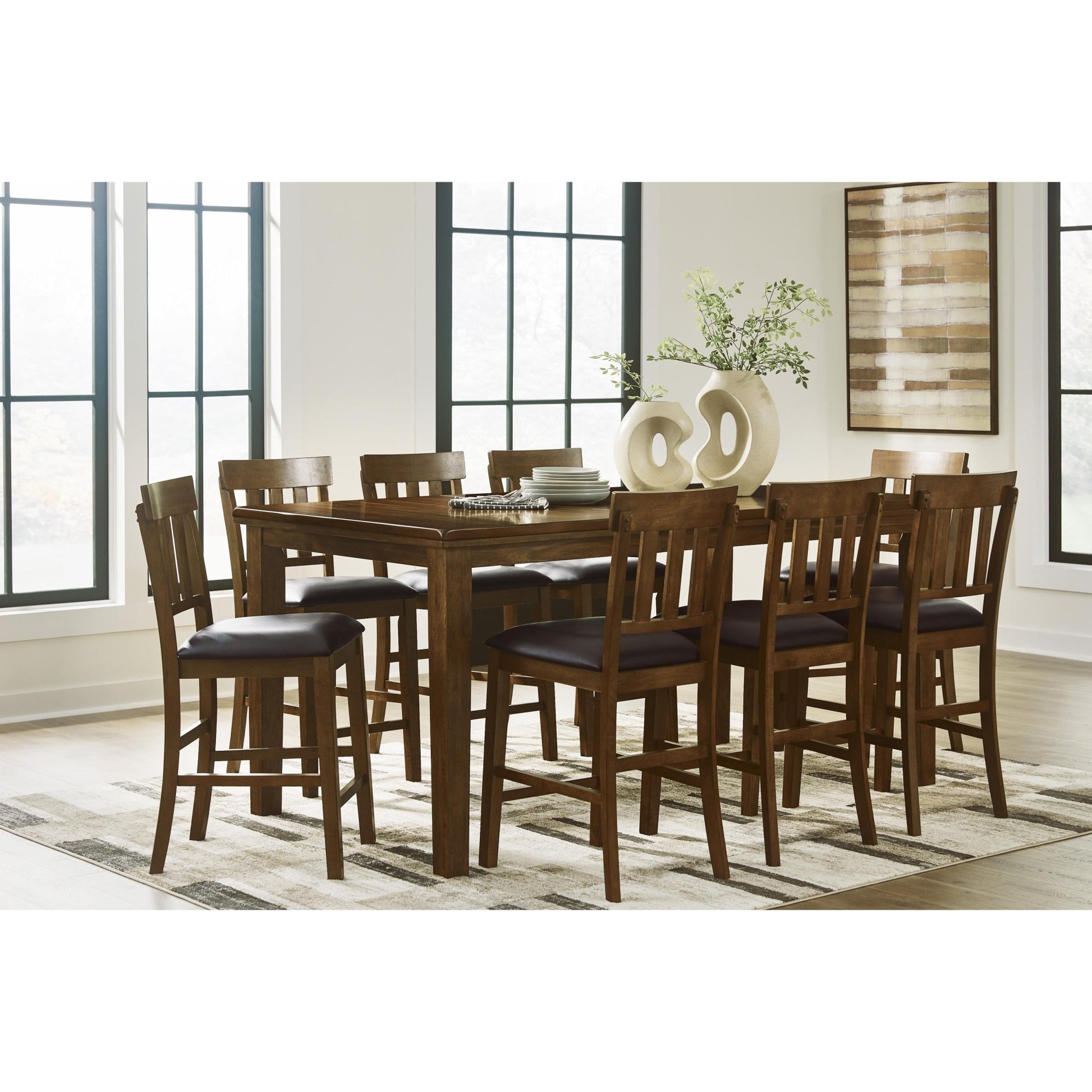 Signature Design by Ashley Ralene D594 - 32 Dining Room Counter Butterfly Extension Table - American Furniture of Slidell