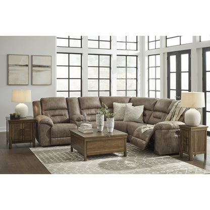 Signature Design by Ashley Ravenel 83106S1 3 pc Power Reclining Sectional - American Furniture of Slidell