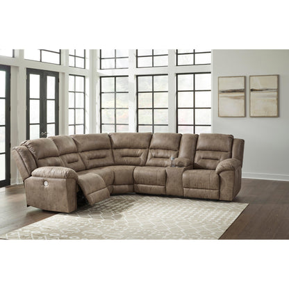 Signature Design by Ashley Ravenel 83106S2 3 pc Power Reclining Sectional - American Furniture of Slidell