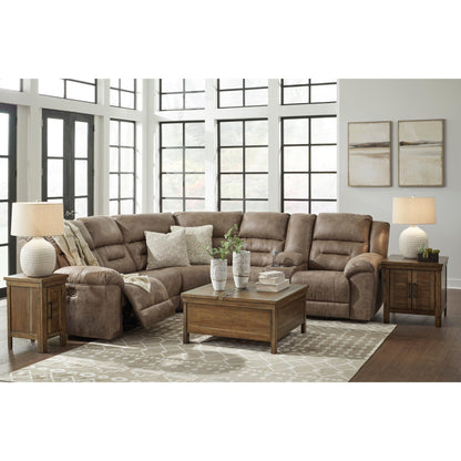 Signature Design by Ashley Ravenel 83106S2 3 pc Power Reclining Sectional - American Furniture of Slidell