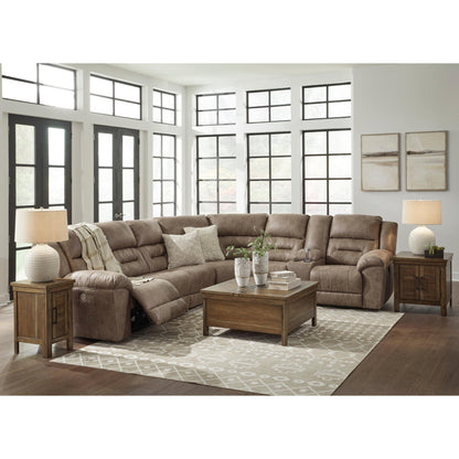 Signature Design by Ashley Ravenel 83106S4 4 pc Power Reclining Sectional - American Furniture of Slidell