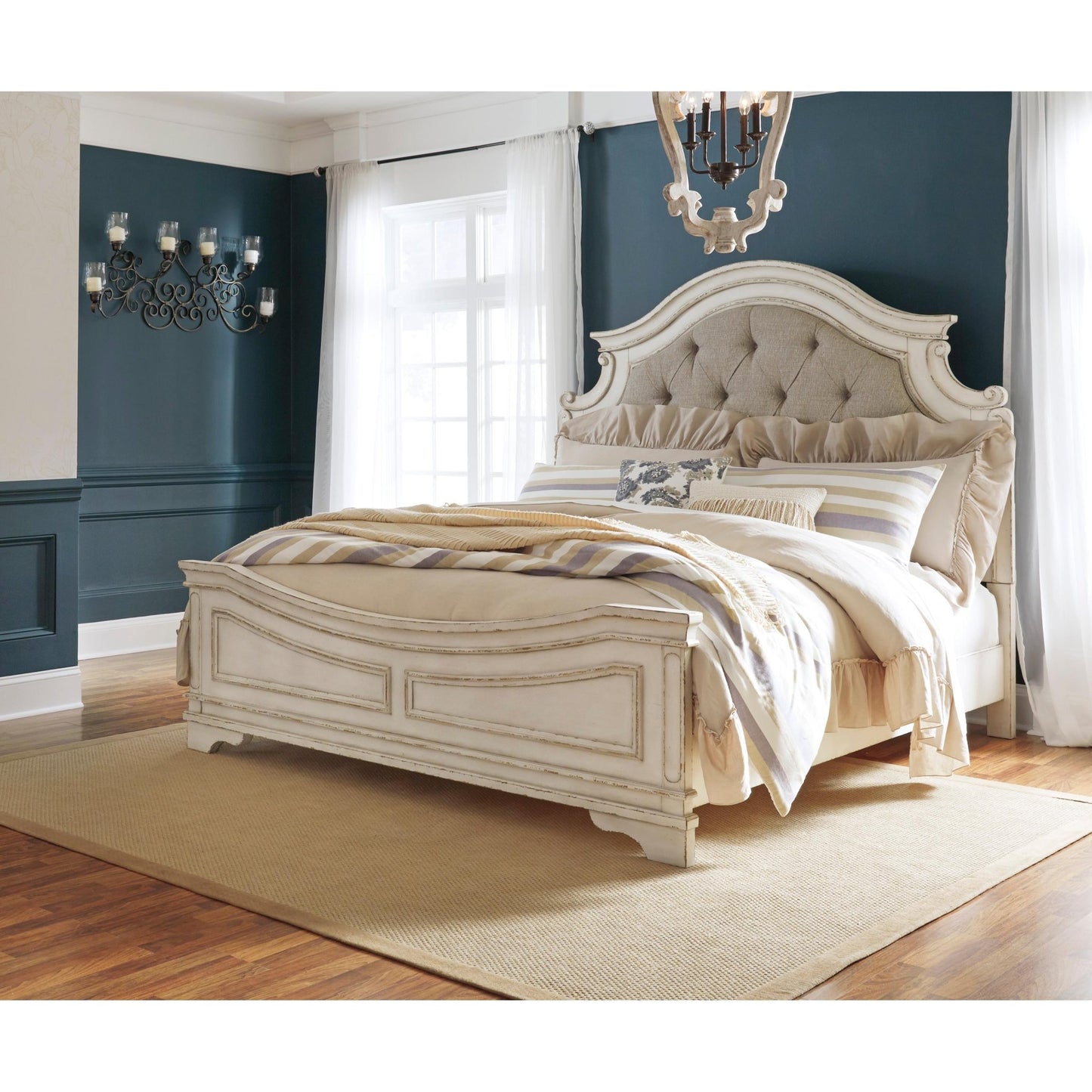 Signature Design by Ashley Realyn B743 - 54 Queen Panel Footboard - American Furniture of Slidell