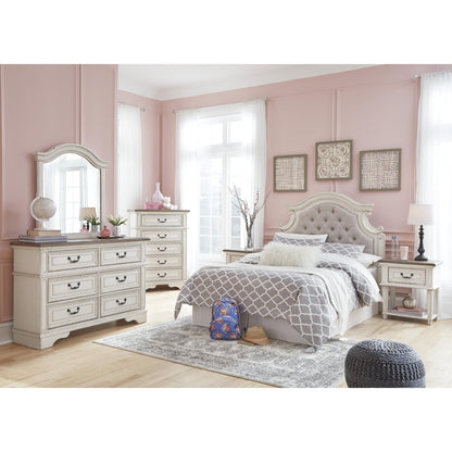 Signature Design by Ashley Realyn B743 - 87 Full Upholstered Panel Headboard - American Furniture of Slidell