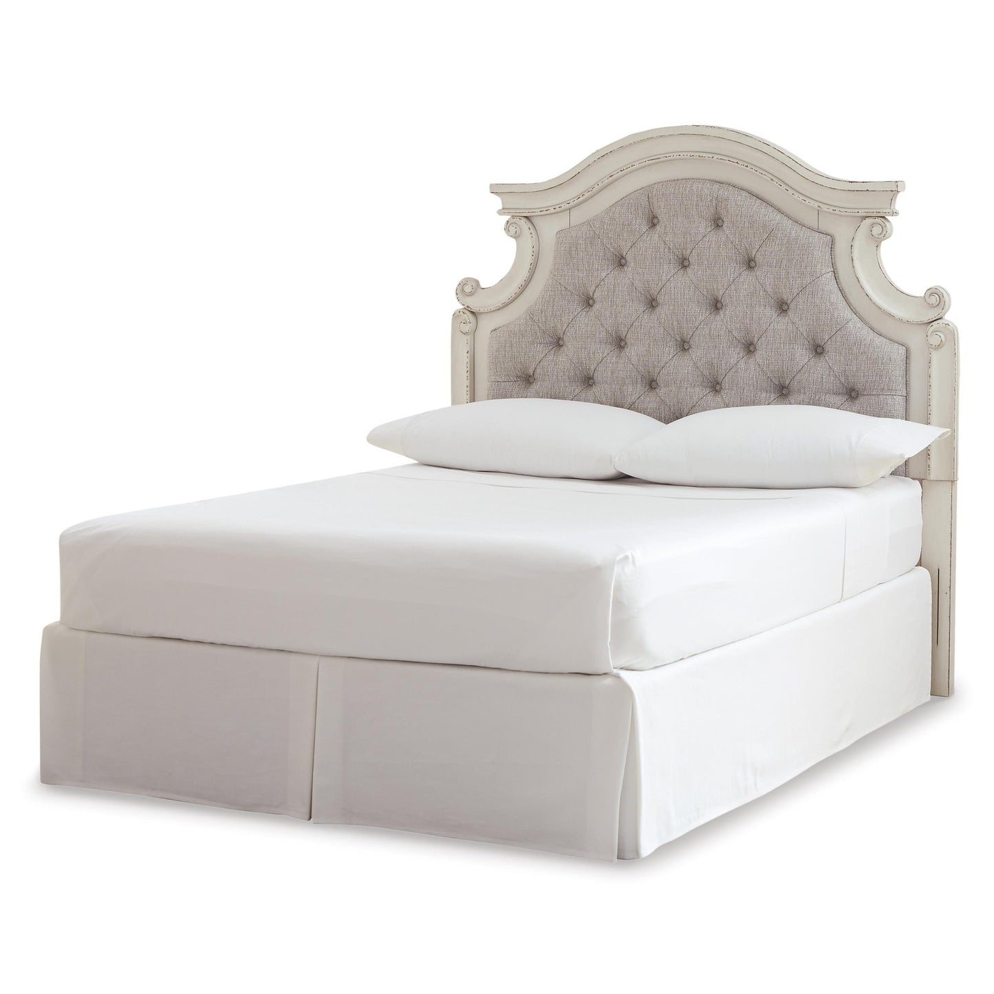 Signature Design by Ashley Realyn B743 - 87 Full Upholstered Panel Headboard - American Furniture of Slidell