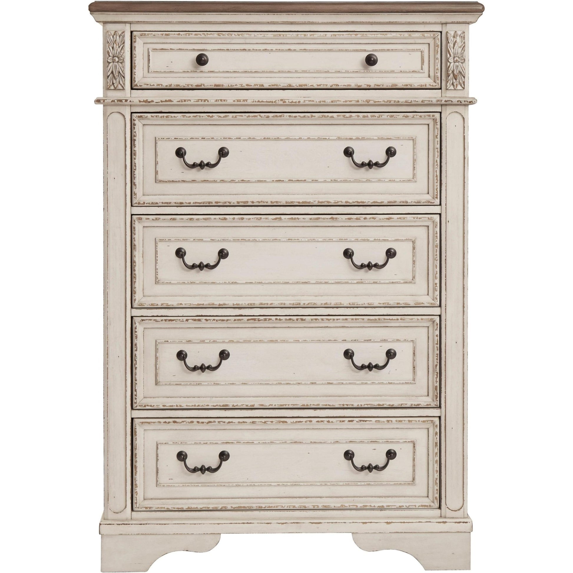 Signature Design by Ashley Realyn B743B25 6 pc California King Upholstered Panel Bedroom Set - American Furniture of Slidell