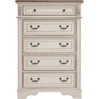 Signature Design by Ashley Realyn B743B25 6 pc California King Upholstered Panel Bedroom Set - American Furniture of Slidell
