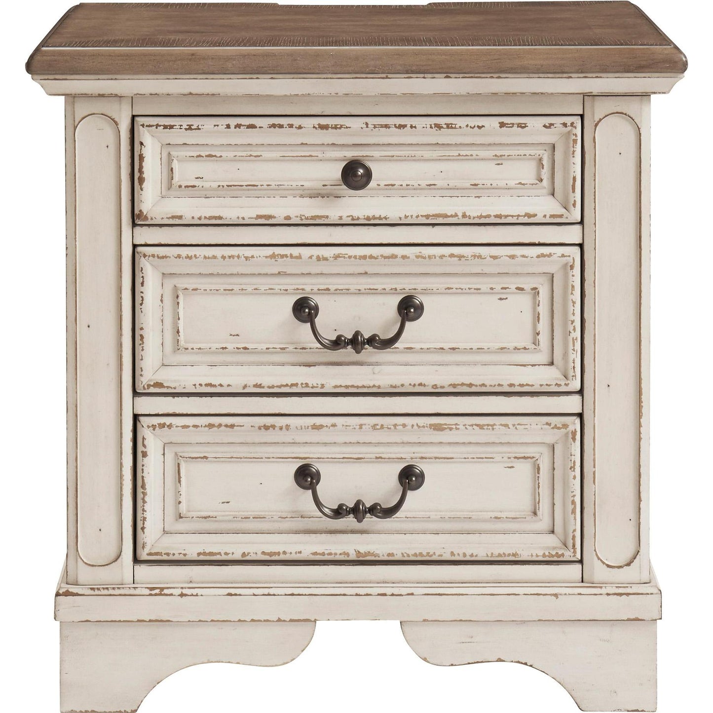 Signature Design by Ashley Realyn B743B30 7 pc Queen Upholstered Panel Bedroom Set - American Furniture of Slidell