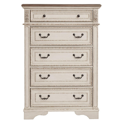 Signature Design by Ashley Realyn B743B30 7 pc Queen Upholstered Panel Bedroom Set - American Furniture of Slidell