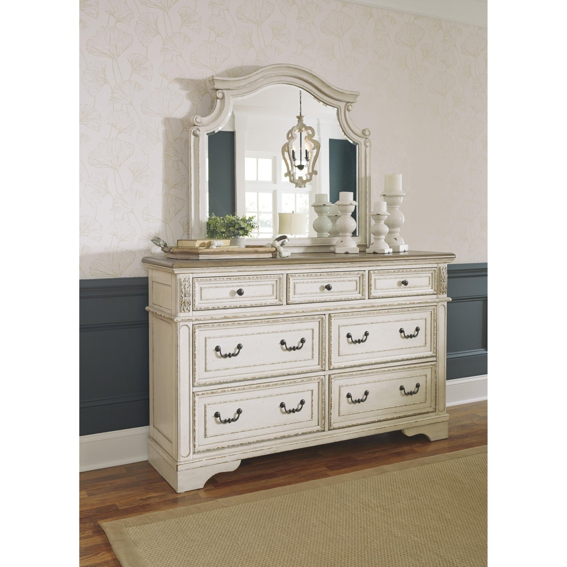 Signature Design by Ashley Realyn B743B31 6 pc California King Panel Bedroom Set - American Furniture of Slidell