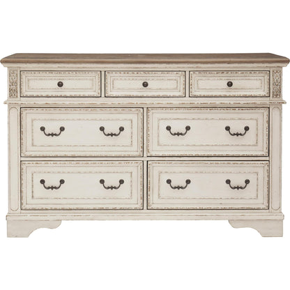 Signature Design by Ashley Realyn B743B48 8 pc King Upholstered Panel Bedroom Set - American Furniture of Slidell