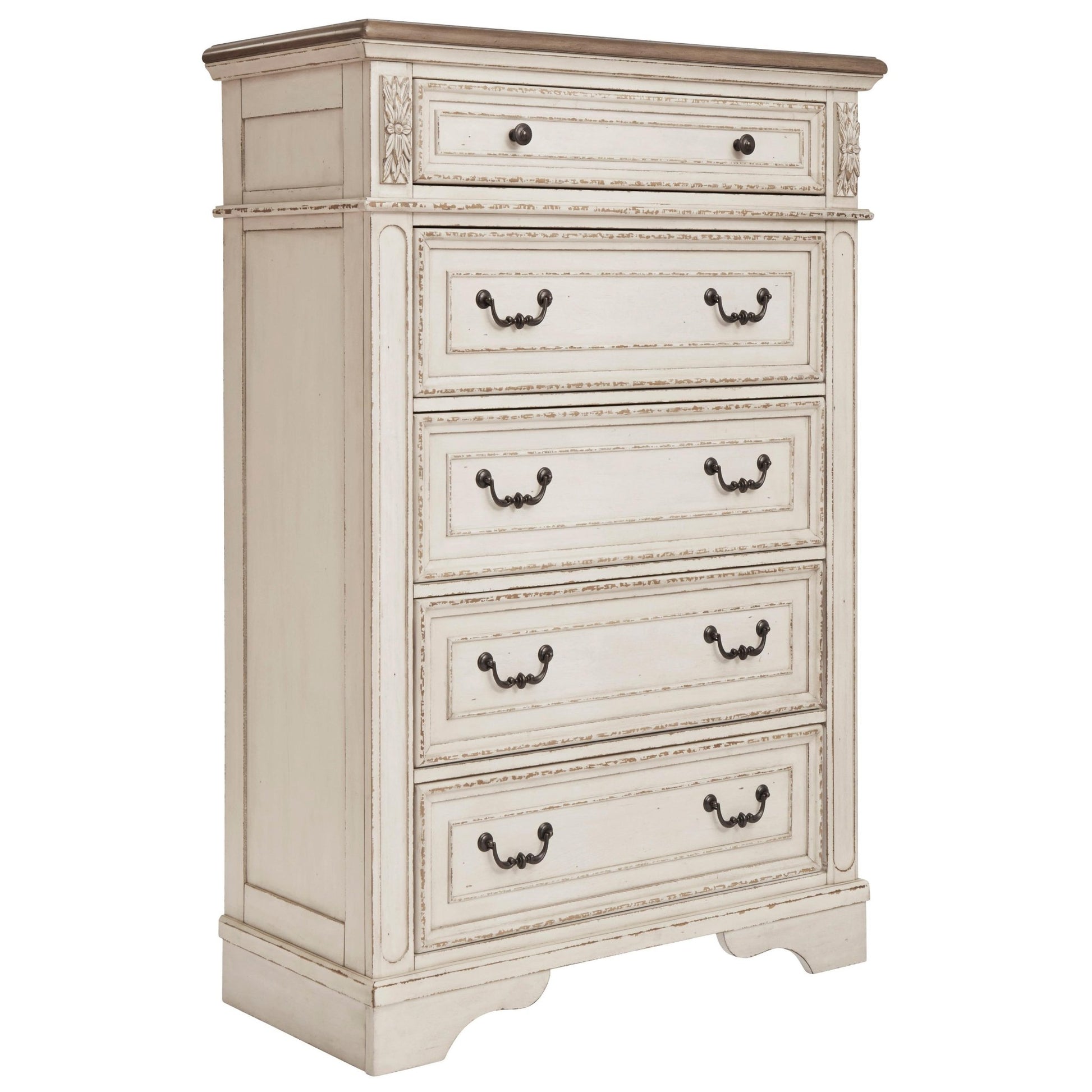 Signature Design by Ashley Realyn B743B58 10 pc King Upholstered Panel Bedroom Set - American Furniture of Slidell
