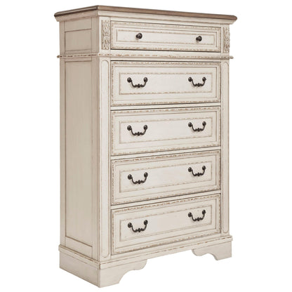 Signature Design by Ashley Realyn B743B58 10 pc King Upholstered Panel Bedroom Set - American Furniture of Slidell