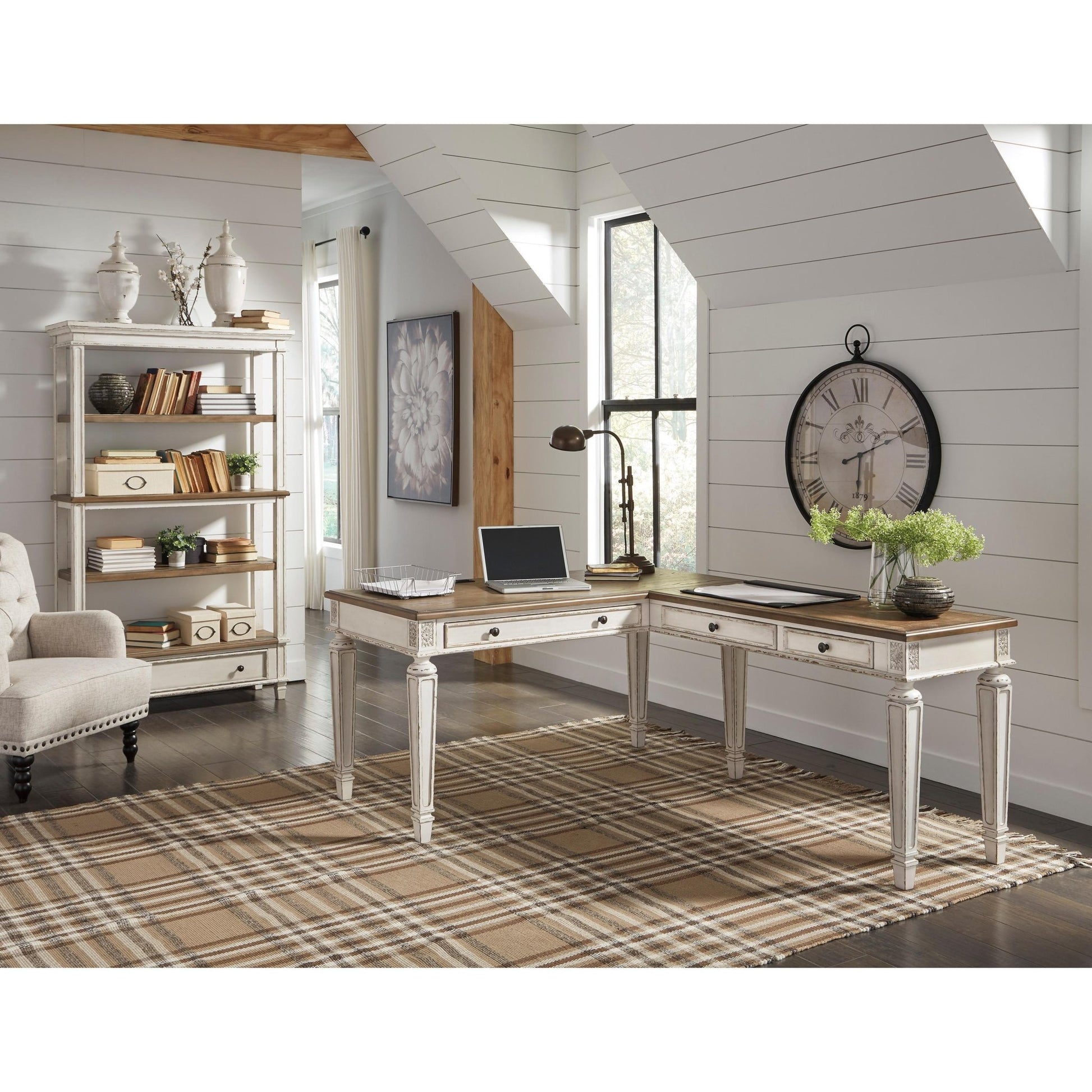 Signature Design by Ashley Realyn H743H3 3 pc Home Office Set - American Furniture of Slidell