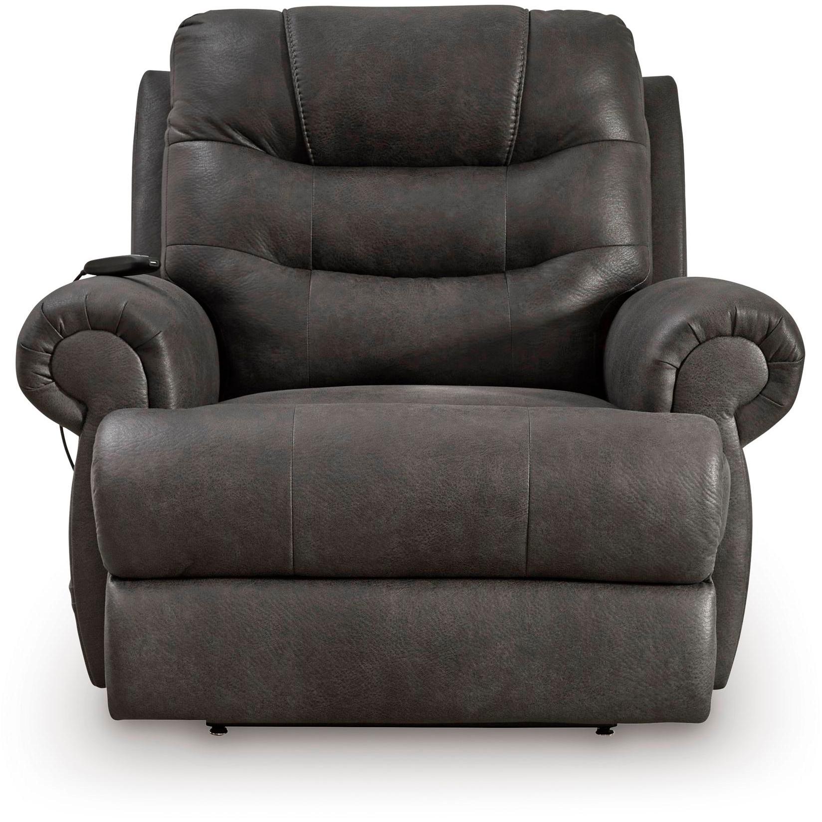 Signature Design by Ashley Revived and Restored Leather Look Lift Chair with Heat PC8240612 - American Furniture of Slidell