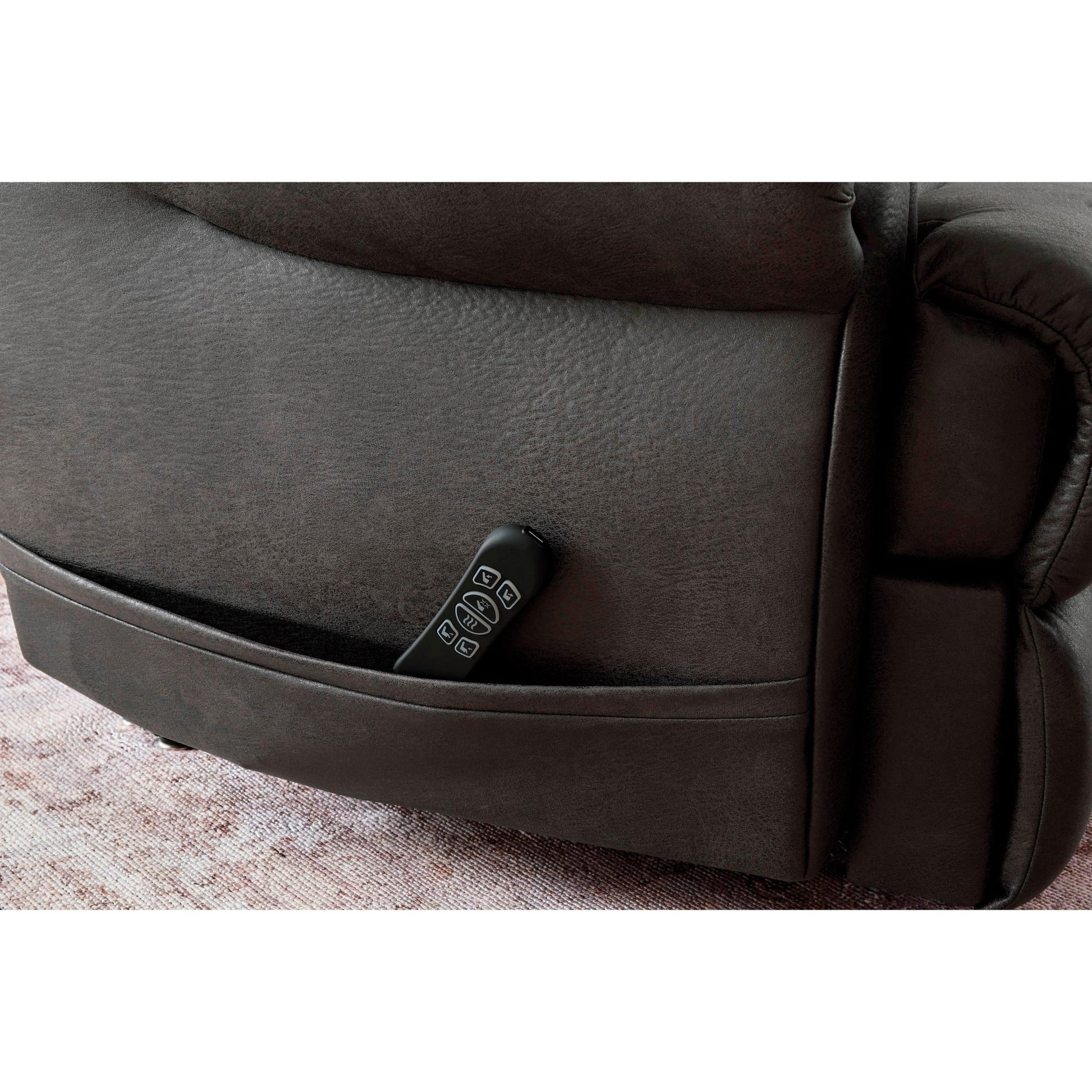 Signature Design by Ashley Revived and Restored Leather Look Lift Chair with Heat PC8240612 - American Furniture of Slidell